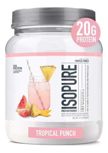 Isopure - Polvo De Protena De Suero De Leche Con Sabor A Fru