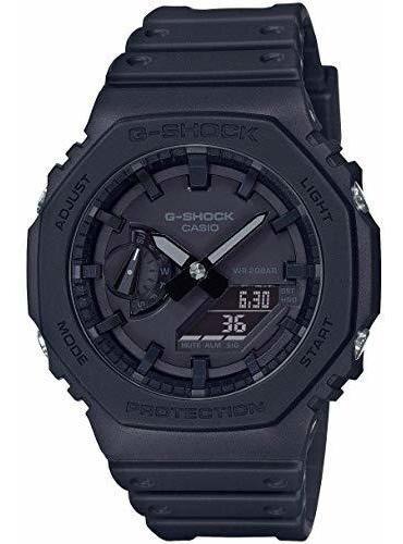 Casio G-shock Ga-2100-1a1 Estilo Retro Ana-digi Con Carbon