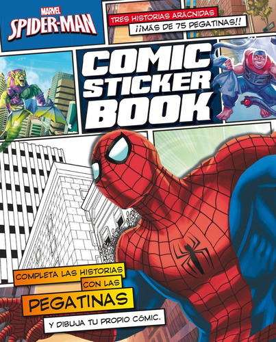 Spiderman Comic Sticker Book - Marvel