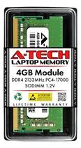 Comprar Memoria A-tech Ddr4 Sodimm (1 X 4 Gb) 4 Gb, 2133 Mhz