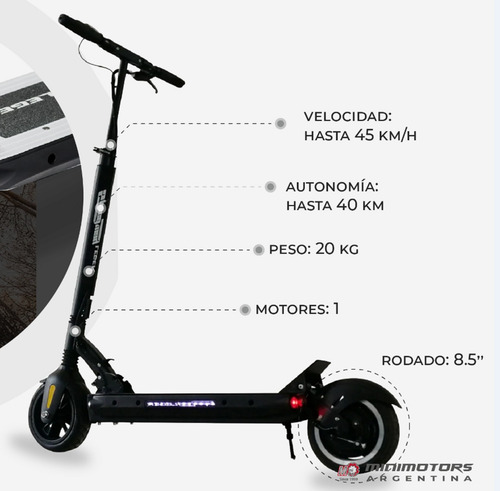 Monopatin Electrico Minimotors Speedway Leger Motor 500w