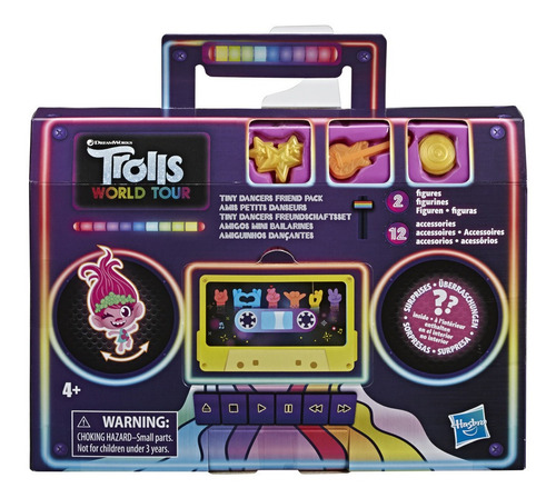 Trolls Figura Amiguinhos Dançantes Pack C/ 2 Hasbro