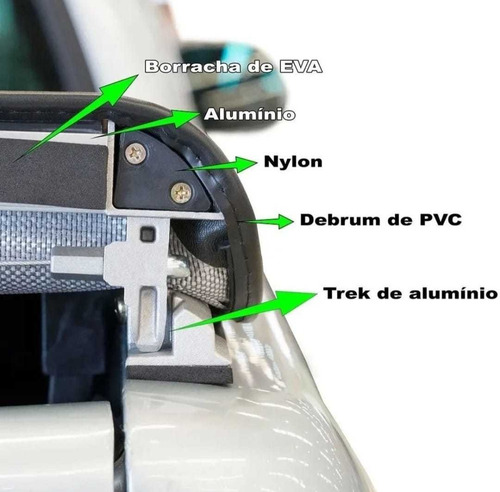 Capota Maritima Ford Ranger Cabine Dupla 13 À 2021 2022 2023