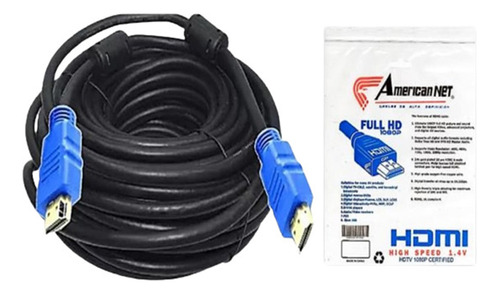 Cable Hdmi Economico Full Hd 1.4v 8 Mts American Net Nuevos