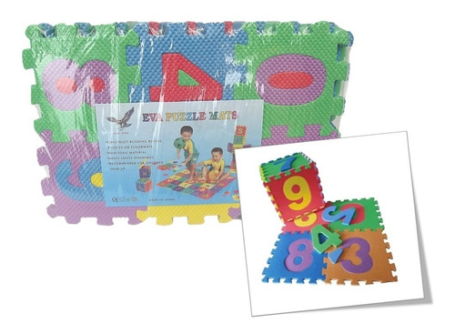 Regalo Juego Para Niños Rompecabezas Madera X2 + Cubos Foami