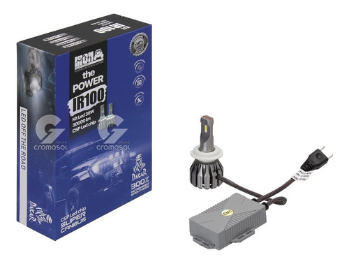 Kit Ironled Cree Led H7 12v Con Canbus Y Cooler X2