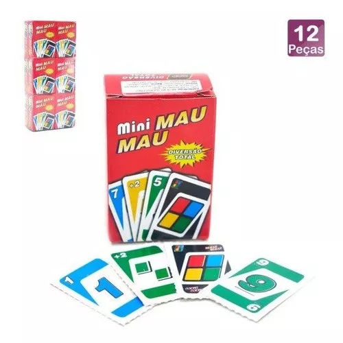 Kit 05 Jogos Cartas Divertidos Truco, Mico, Mau Mau + Brinde