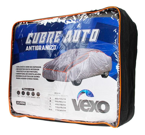 Funda Cubre Auto Antigranizo Talle Xxl  Acolchonado Vexo