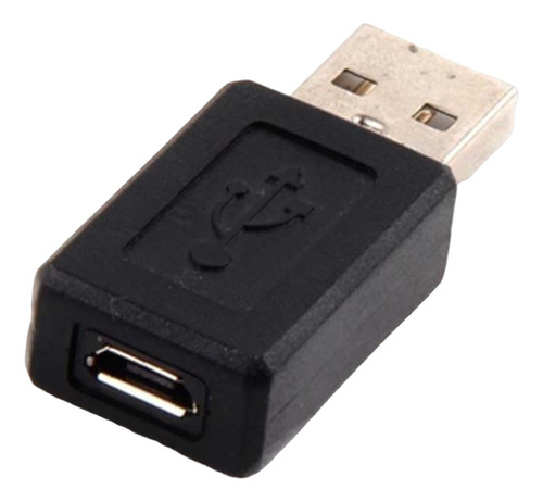 2 Adaptadors Usb Macho 2.0 A Micro Usb Hembra Color Negro