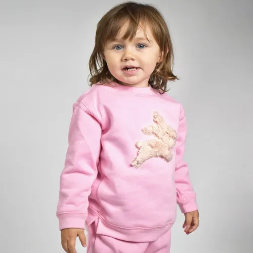 Conjunto De Frisa Buzo Pantal n Bordado Abrigado Para Nena