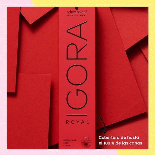 Tinta Permanente Schwarzkopf Igora Royal Tono 9,5-49 60gr