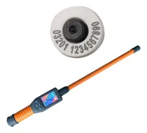 Comprar Caravanas 100 Botón Electrónicas Fdx Senasa Y Bastón Lector Color Blanco