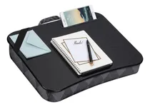 Comprar Lapgear Computadora De Regazo De Diseño Con Soporte Para Teléfono Y Repisa Del Dispositivo, Color Gris, Se Adapta A Portátiles De Hasta 15.6 Pulgadas, Estilo N.º 45438