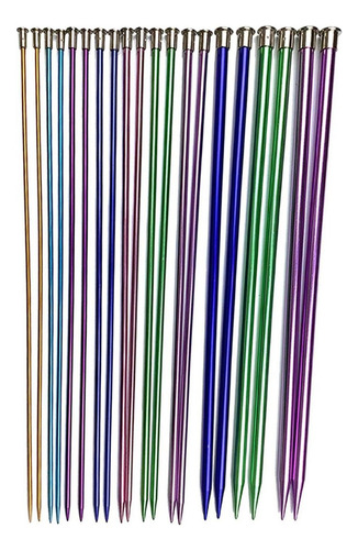 Youpin 20 Piezas Coloridas S De Tejer De Aluminio, Kit De