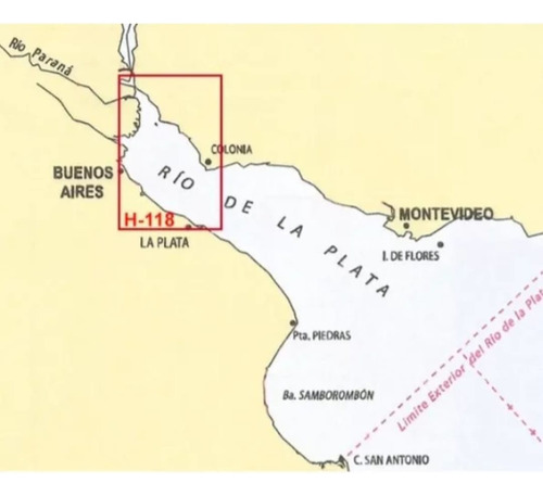 Carta Náutica H-118
