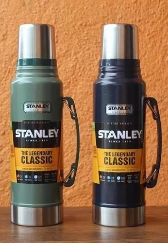 Termo Stanley 1lt Clasico Original Acero Inox C/pico Cebador