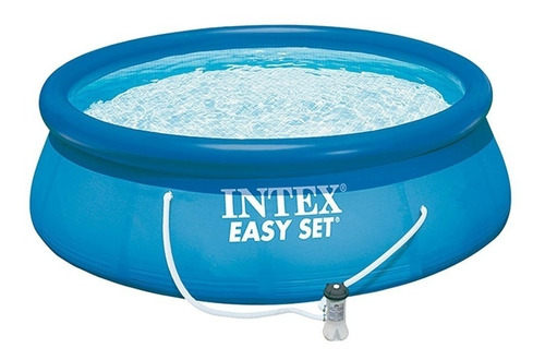 Pileta Estructural Intex 366x76 Cm Lona Reforzada Con Bomba