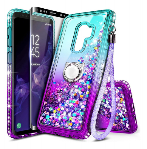 E-began Funda Para Samsung Galaxy S9 Plus Con Protector