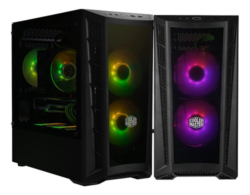 Cooler Master Masterbox Mb320l Argb Micro-atx Con Doble A...