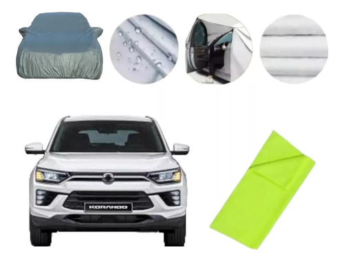 Pijama Cobertor Para Ssangyong Korando Forro Premium