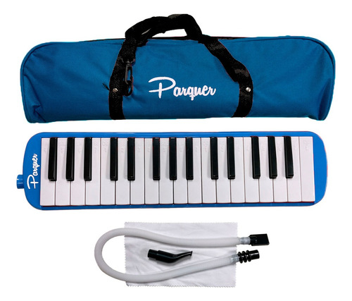 Flauta Melodica Con Funda 32 Teclas Parquer Colores!! +envio