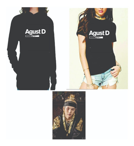 Sudadera Playera  Y Cojin De Agust D