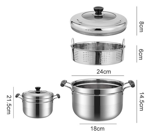 Olla De Cocina De Acero Inoxidable, Utensilios De Cocina,