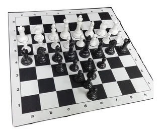 34cmx34cm Andux Chess Game Set Piezas de Ajedrez y Tablero Enrollable QPXQ-01