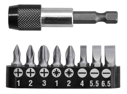 Puntas De Destornillador 9 Puntas Magneticas Total Tools 