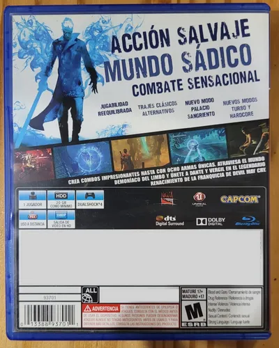Devil May Cry Definitive Edition Ps4 (Usado)