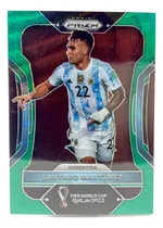 Comprar Panini Lautaro Martinez Prizm Green Wave Worldcup Qatar 2022