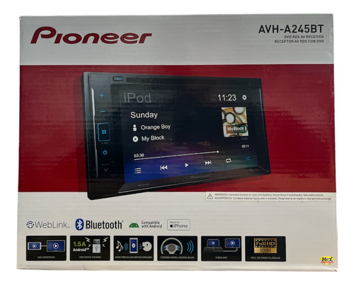 Pantalla Pioneer Avh-a245bt