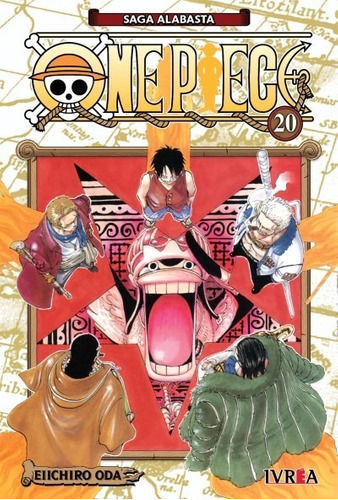 One Piece Vol. 20, De Eiichiro Oda. Serie One Piece, Vol. 20. Editorial Ivrea, Tapa Blanda En Español