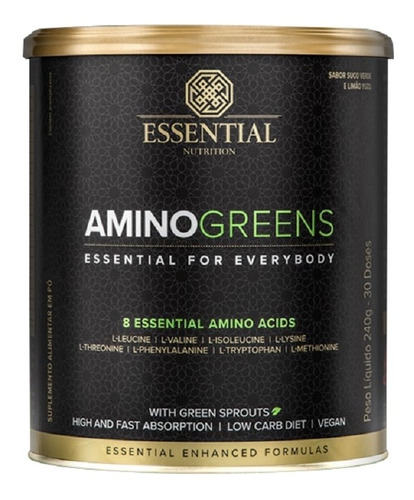 Amino Greens (240g) - Essential Nutrition