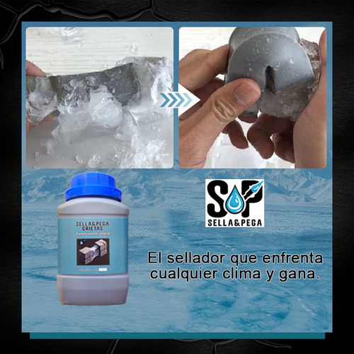 Impermeabilizante Sellador De Grietas 1 Kg Estructurales Gris Oscuro Satinado