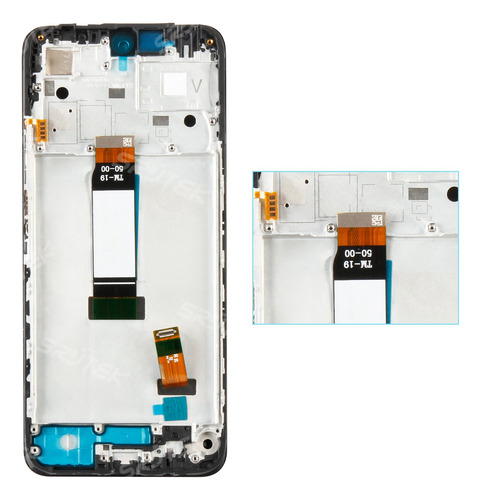 Para Redmi 12 23053rn02a Tela Frontal Display Lcd Aro