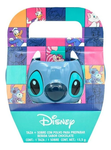 Taza 3d Galería Dc Disney Stitch Con Cocoa 13.5g