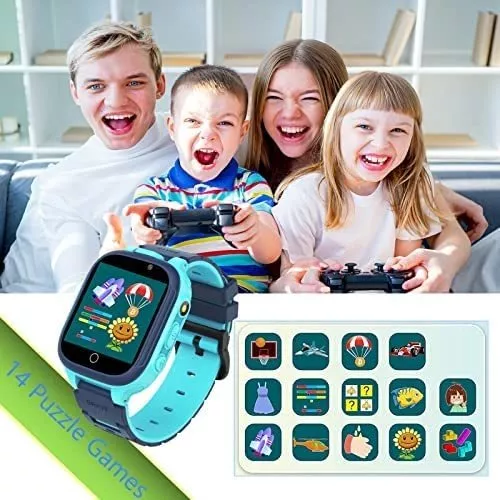 Reloj Inteligente P/niños Happinn De 3-10 Años -azul