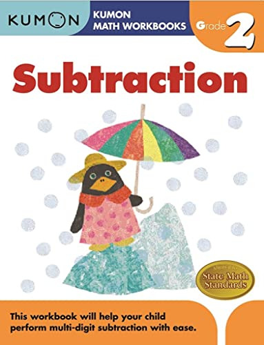 Book : Kumon Grade 2 Subtraction (kumon Math Workbooks),...