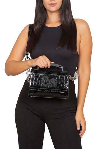Bolsa Briefcase Cloe Jarim I Mediano Color Negro