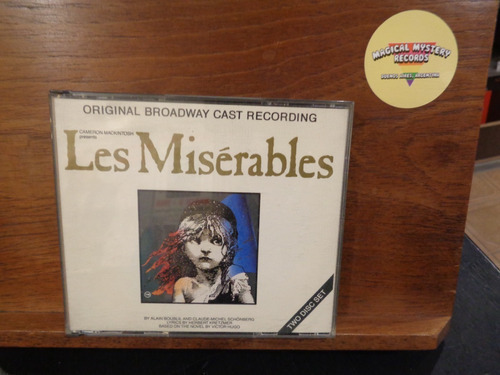 Les Miserables Mackintosh 2 Cd Usa Broadway En Vivo