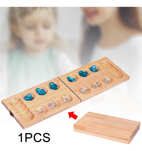 Juego De Mesa Mancala De Madera De 48 Cuentas, Juegos