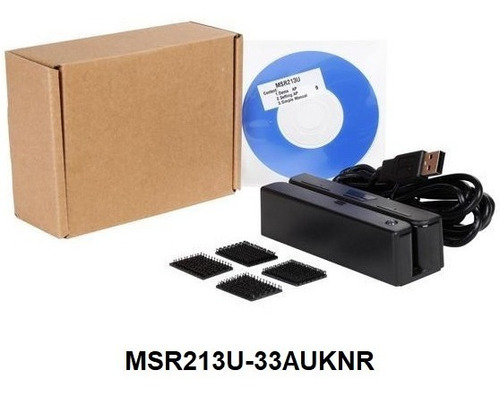 Lector Banda-m Uniform Msr213u-33auknr Track 1,2,3 Usb Mrs