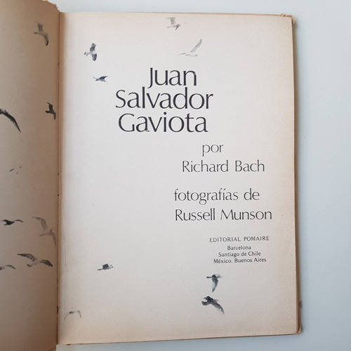 Libro Juan Salvador Gaviota Richard Bach