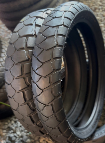Pneu Michelin Anakeer Par 120-70-19 E 170-60-17 Usados (Usado)