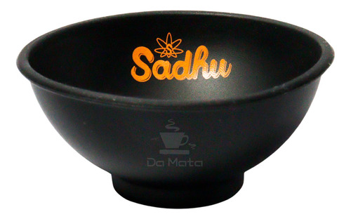 Mini Cuia De Silicone Sadhu All Black - Tabacaria Da Mata