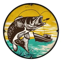 Comprar #145 - Cuadro Decorativo Vintage Retro \u002F Pesca No Chapa Pez