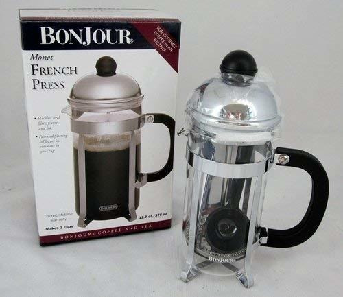 Prensa Francesa De Acero Inoxidable Bonjour Coffee Con Jarra