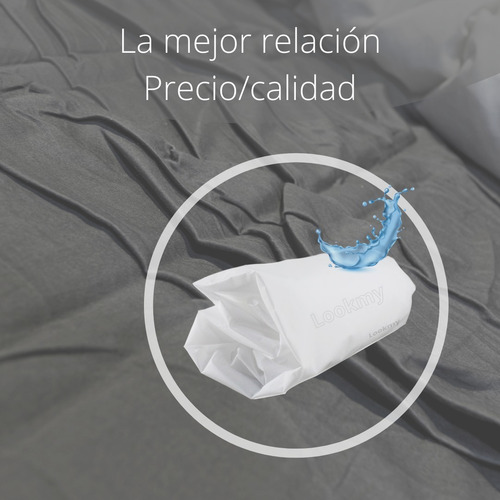 Cubrecolchon Impermeable 1 Plaza Funda Protectora 190x80