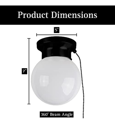 Ultralux 6 Montaje Empotrado De Vidrio Led Con Cadena De Tra